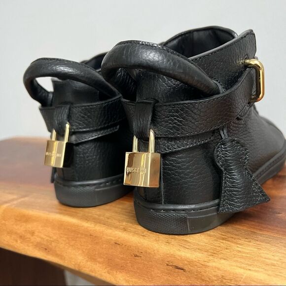 Authentic Buscemi 100mm Black High Top Sneaker Size 36  - Picture 10 of 16